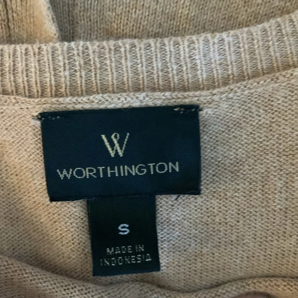 Worthington cotton rayon and  nylon twin set.‎ Worn a few times.